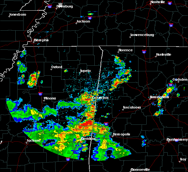Interactive Hail Maps Hail Map for Columbus, MS