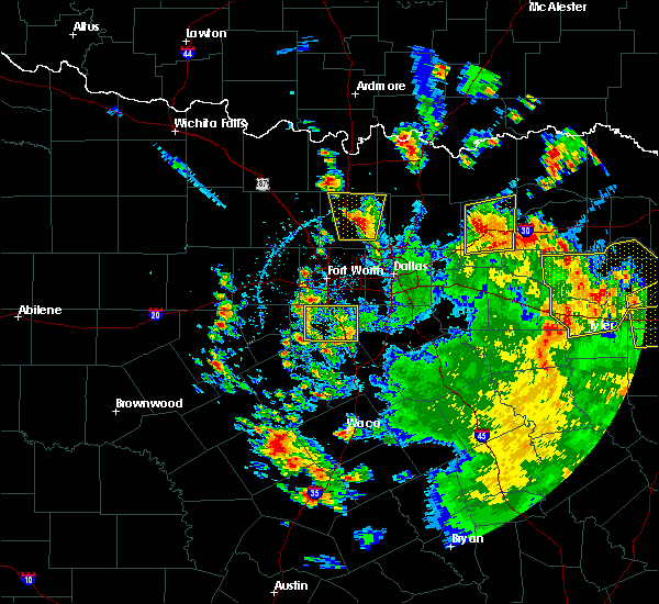 Interactive Hail Maps Hail Map for Burleson, TX