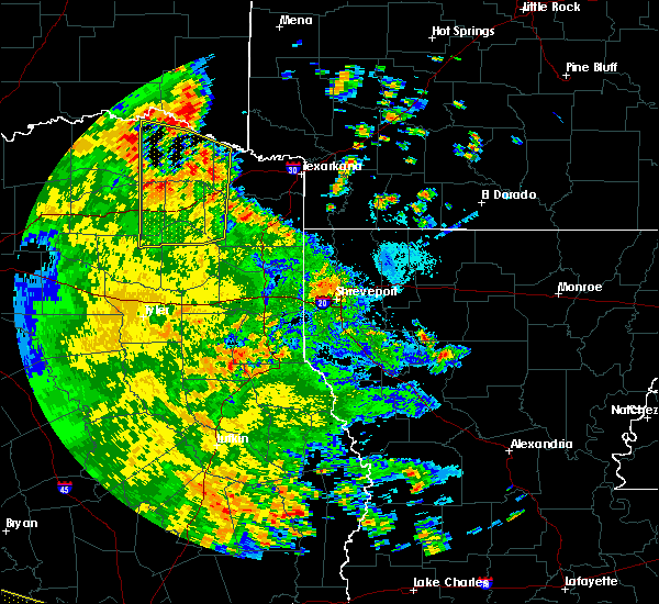 Interactive Hail Maps Hail Map for Mount Pleasant, TX