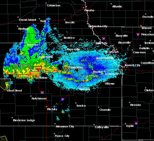 Interactive Hail Maps Hail Map for Salina, KS