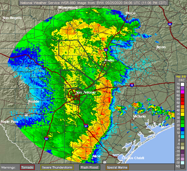 Interactive Hail Maps Hail Map for Yorktown, TX