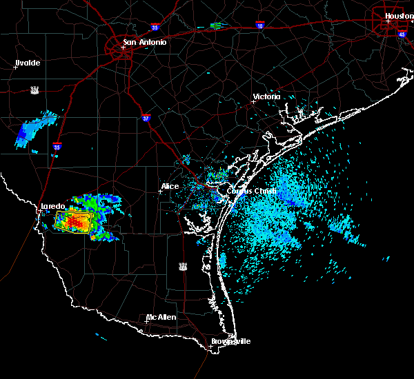Interactive Hail Maps Hail Map for Mirando City, TX