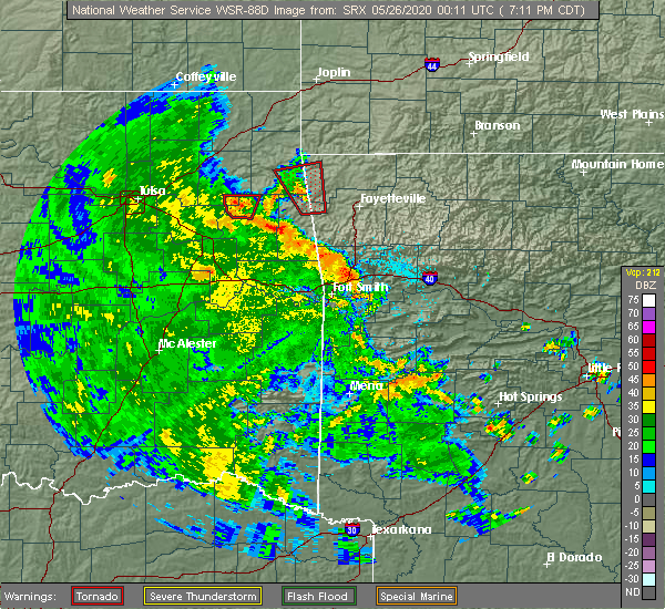 Interactive Hail Maps Hail Map for Fayetteville, AR