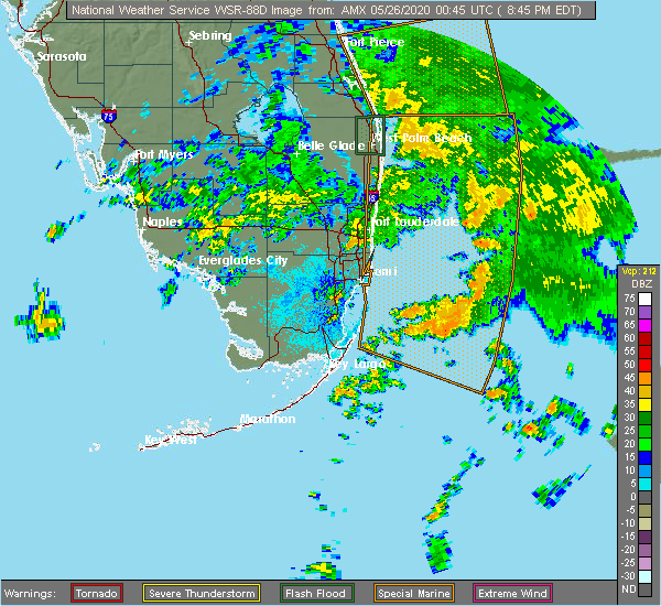 Interactive Hail Maps Hail Map for Pembroke Pines, FL