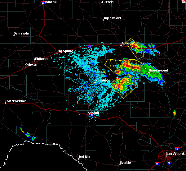 Interactive Hail Maps Hail Map for Coleman, TX