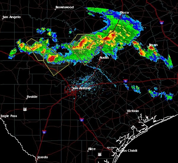 Interactive Hail Maps Hail Map for Kerrville, TX