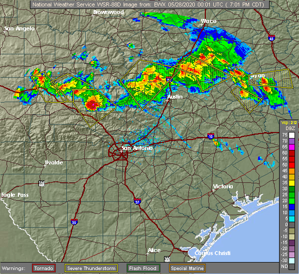 Interactive Hail Maps Hail Map for Comfort, TX