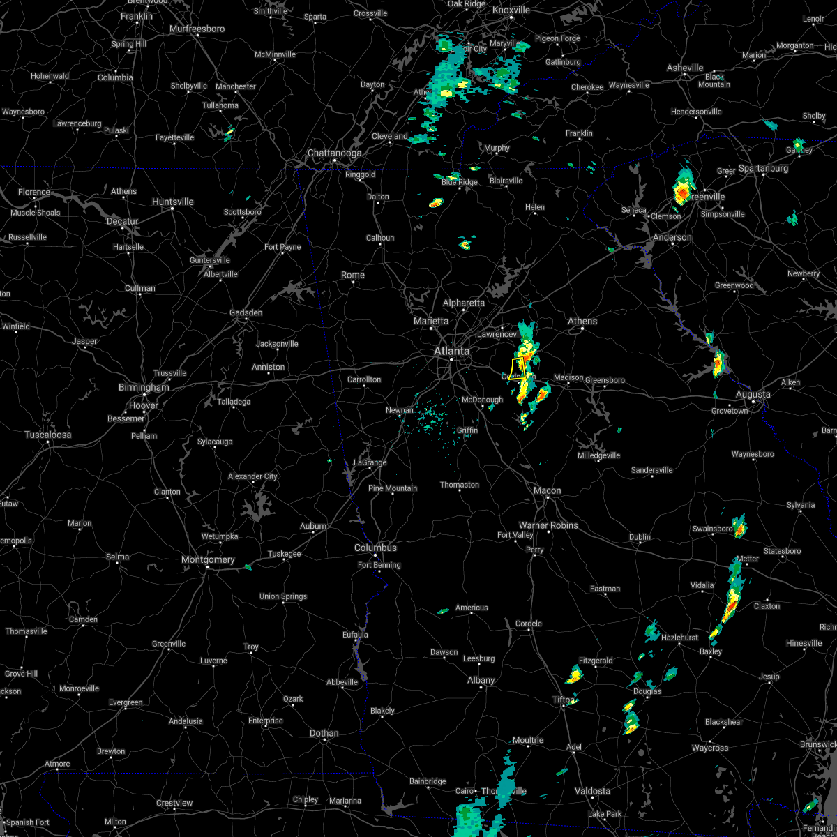Interactive Hail Maps Hail Map for Oxford, GA