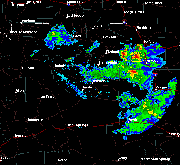 Interactive Hail Maps Hail Map for Ten Sleep, WY