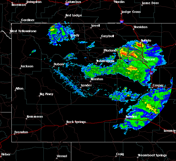 Interactive Hail Maps Hail Map for Buffalo, WY