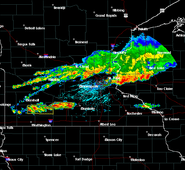 Interactive Hail Maps Hail Map for New Ulm, MN