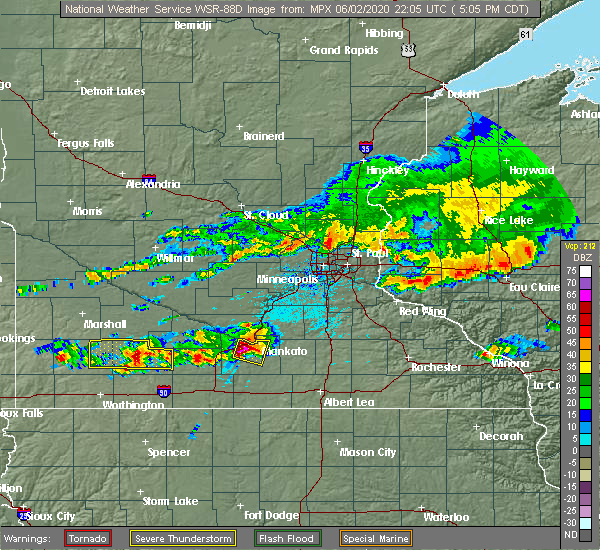 Interactive Hail Maps Hail Map for Good Thunder, MN