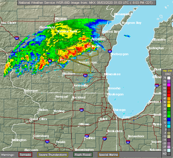 Interactive Hail Maps Hail Map for Princeton, WI