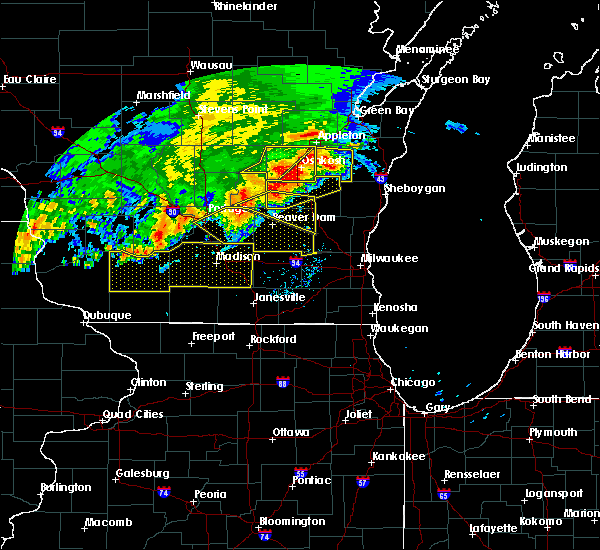 Interactive Hail Maps Hail Map for Iron Ridge, WI