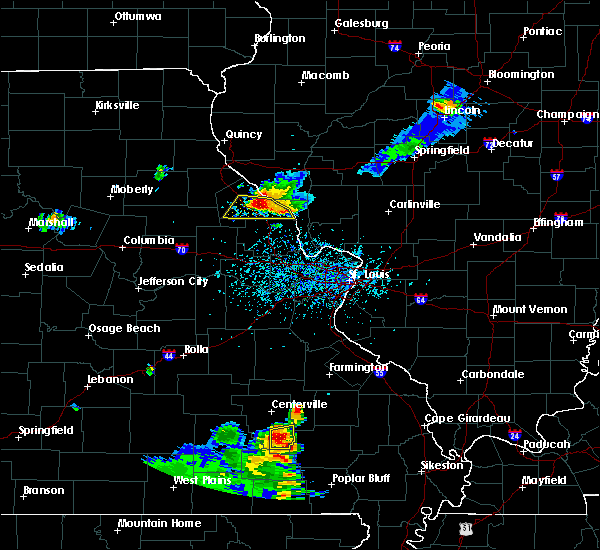 Interactive Hail Maps Hail Map for Ellington, MO