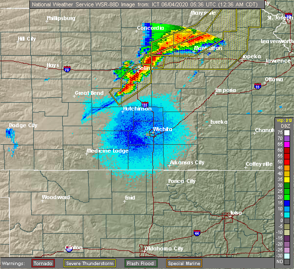 Hail Map for Salina, KS Interactive Hail Maps
