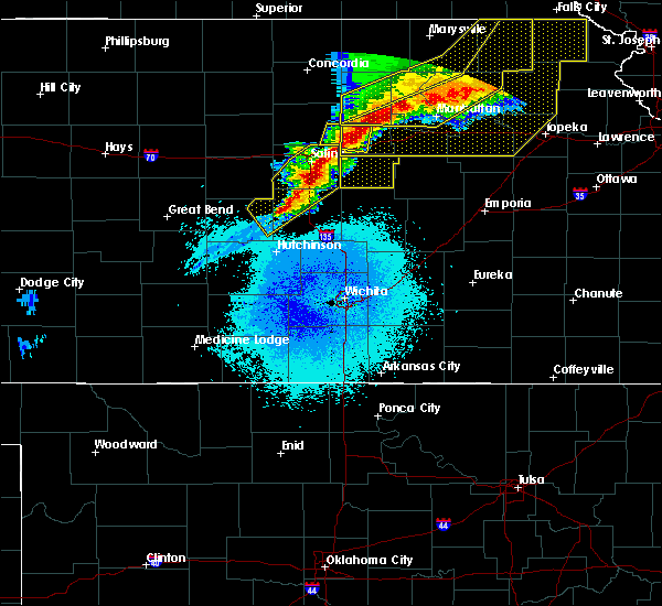 Interactive Hail Maps Hail Map for Salina, KS