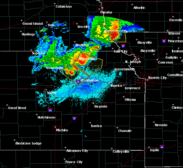 Interactive Hail Maps Hail Map for Manhattan, KS