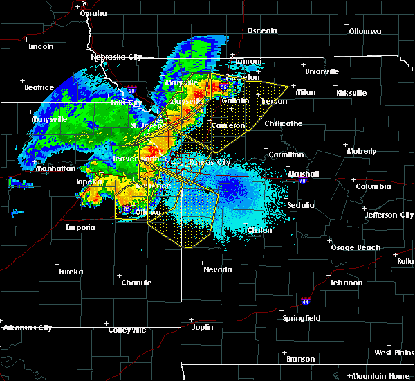 Interactive Hail Maps Hail Map for Parker, KS