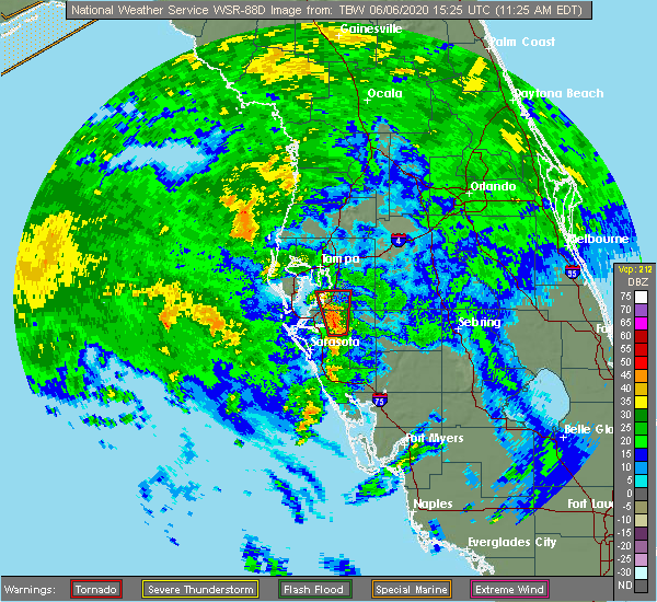 Interactive Hail Maps Hail Map for Ruskin, FL