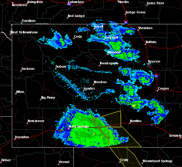 Interactive Hail Maps Hail Map for Dixon, WY