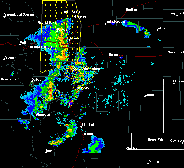 Hail Map for Manitou Springs, CO Interactive Hail Maps