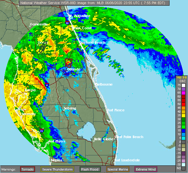 Interactive Hail Maps Hail Map for Longwood, FL