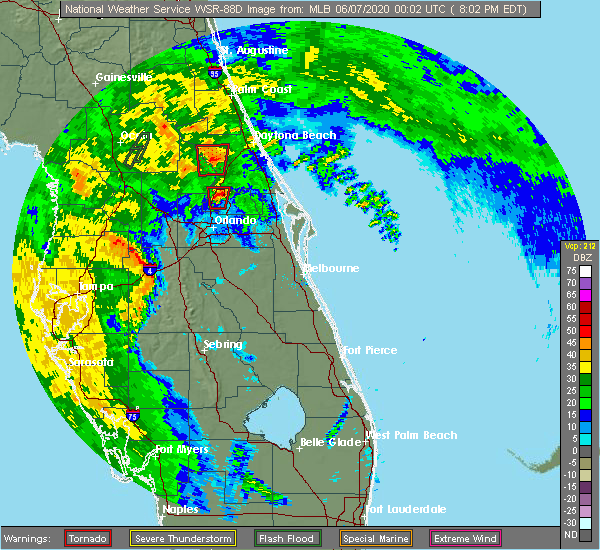 Weather Map For Southwest Florida Interactive Hail Maps Hail Map for DeLand Southwest, FL