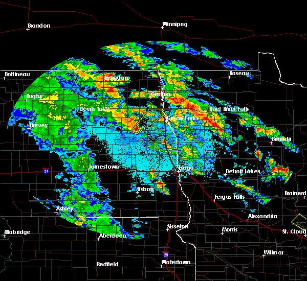 Interactive Hail Maps Hail Map for Northwood, ND