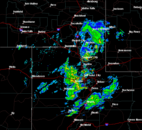 Interactive Hail Maps Hail Map for Paradise, UT
