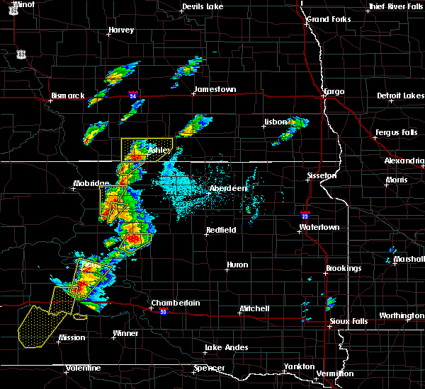Interactive Hail Maps Hail Map for Hoven, SD
