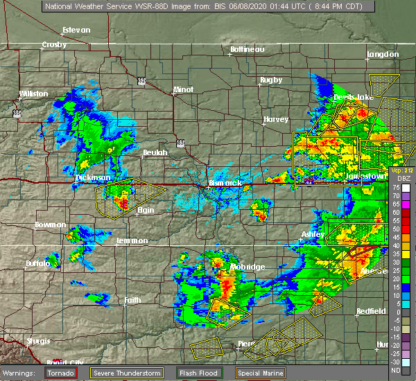 Interactive Hail Maps Hail Map for Glen Ullin, ND