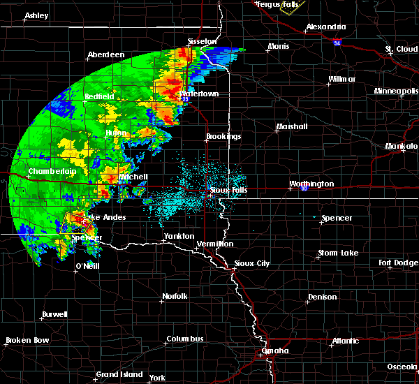 Hail Map for Geddes, SD Interactive Hail Maps