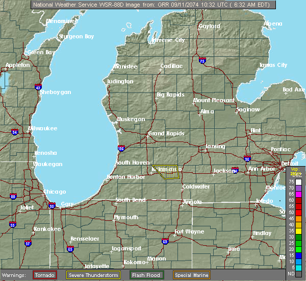 Interactive Hail Maps Hail Map for Portage, MI