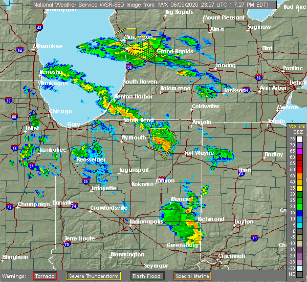 Interactive Hail Maps Hail Map for Kendallville, IN