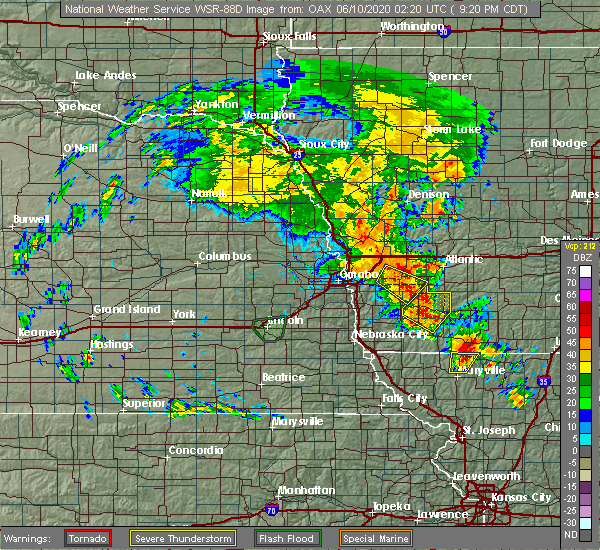 Interactive Hail Maps Hail Map for Treynor, IA
