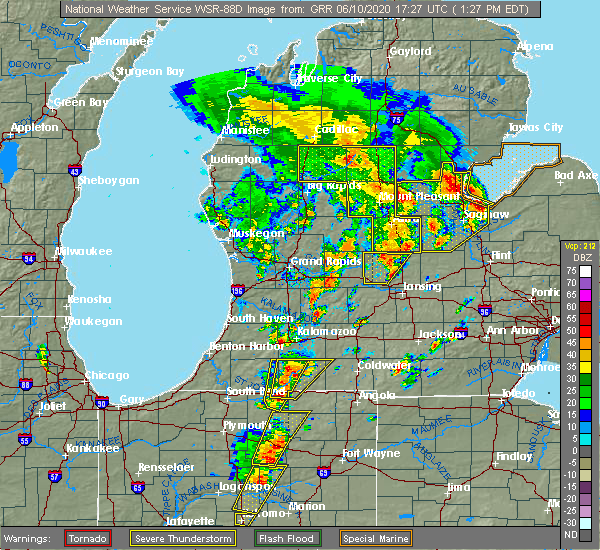 Interactive Hail Maps Hail Map for Portage, MI