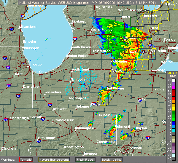 Interactive Hail Maps Hail Map for Waldron, MI