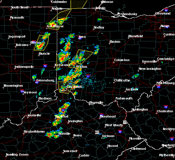 Interactive Hail Maps Hail Map for Fort Loramie, OH