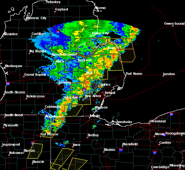 Interactive Hail Maps Hail Map for Brighton, MI