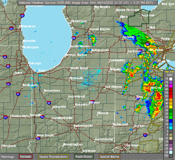 Interactive Hail Maps Hail Map for Ridgeville Corners, OH