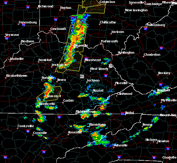 Interactive Hail Maps Hail Map for Winchester, KY