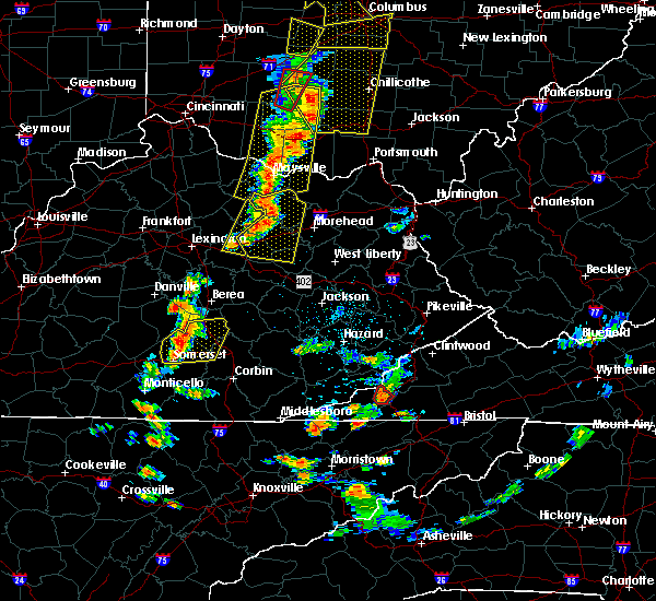 Interactive Hail Maps Hail Map for Brodhead, KY