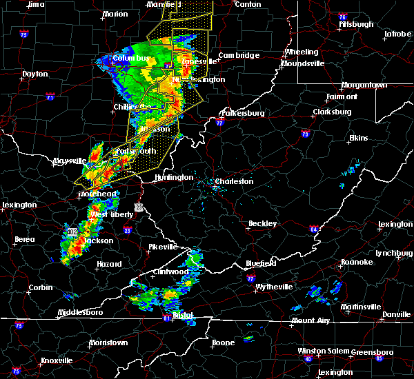 Interactive Hail Maps Hail Map for South ster, OH
