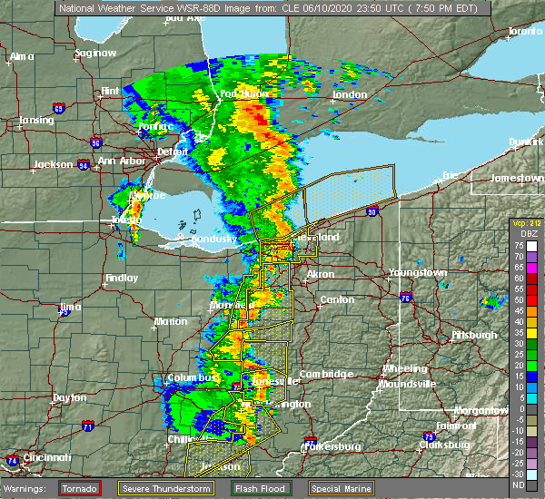 Interactive Hail Maps Hail Map for Bedford, OH
