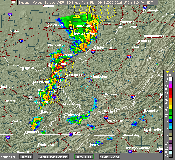 Interactive Hail Maps Hail Map for Stockport, OH