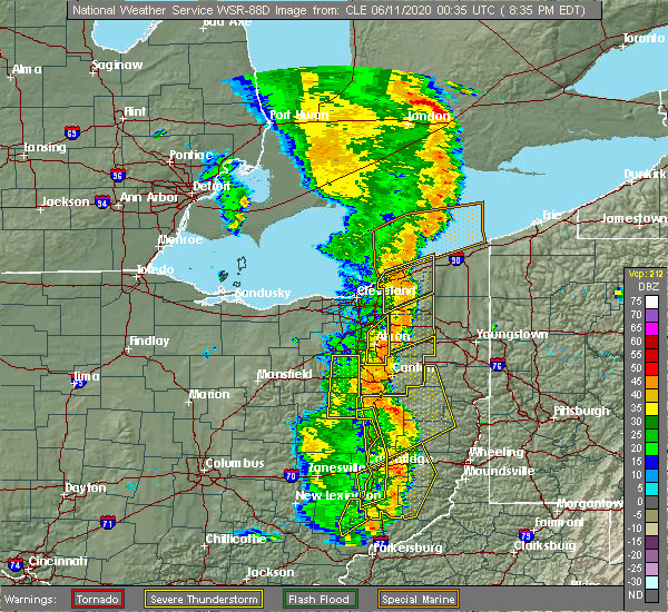 Interactive Hail Maps Hail Map for Akron, OH