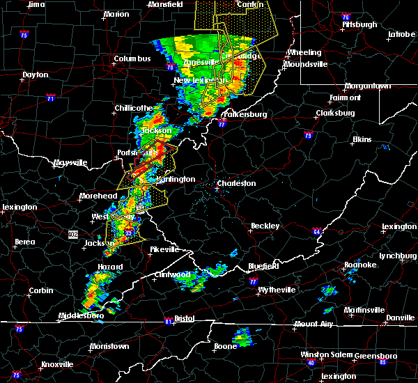 Interactive Hail Maps Hail Map for Rio Grande, OH