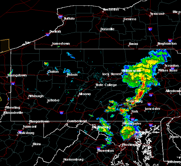 Interactive Hail Maps Hail Map for Pottsville, PA