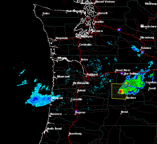 Interactive Hail Maps Hail Map for Tygh Valley, OR